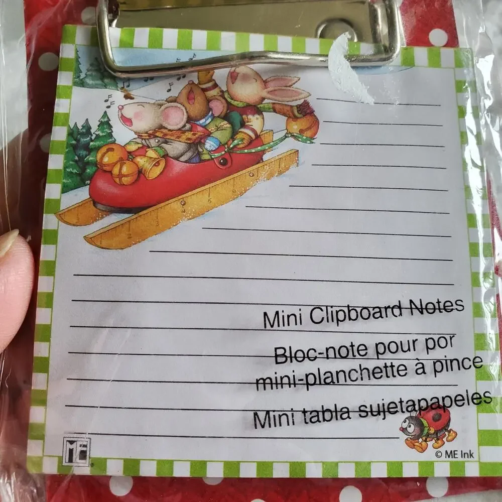 Mary Engelbreit Mini Clipboard Notes